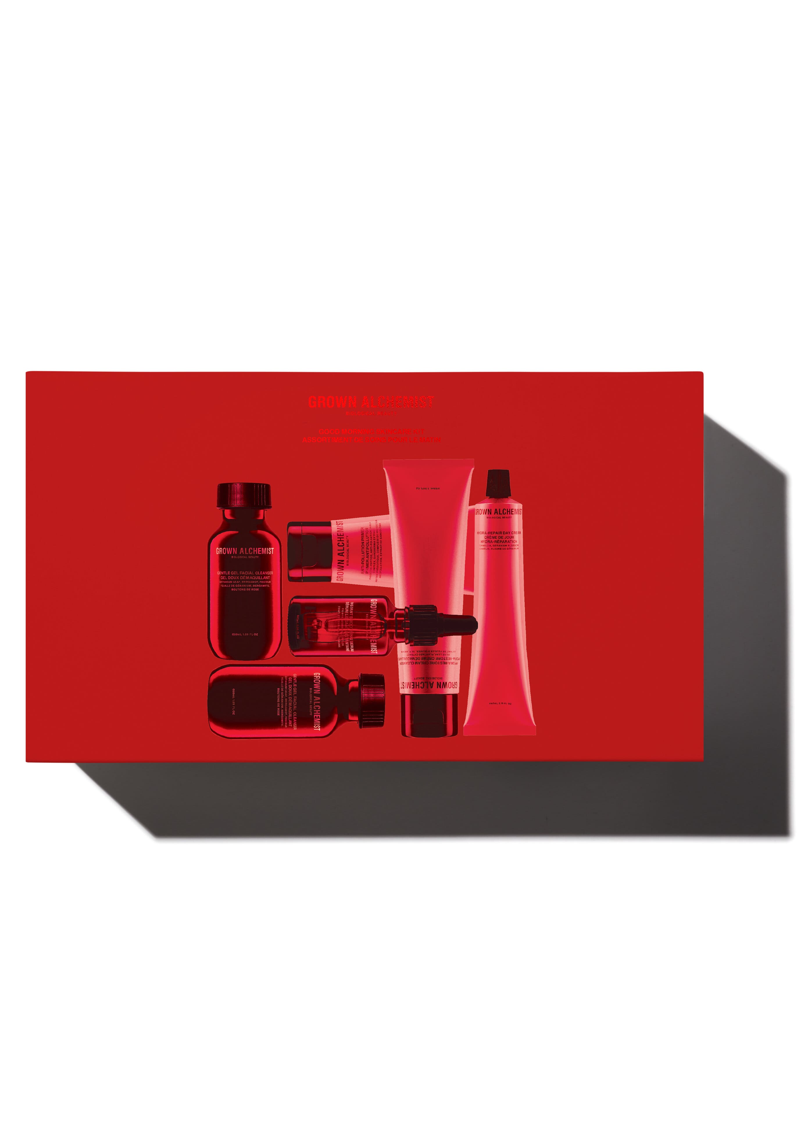 Набір «Ідеальний денний догляд для обличчя» Grown Alchemist AM Skin Prescription Gift Set